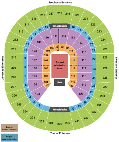 Thomas And Mack Center Tickets And Thomas And Mack Center Seating Charts 2024 Thomas And Mack Center