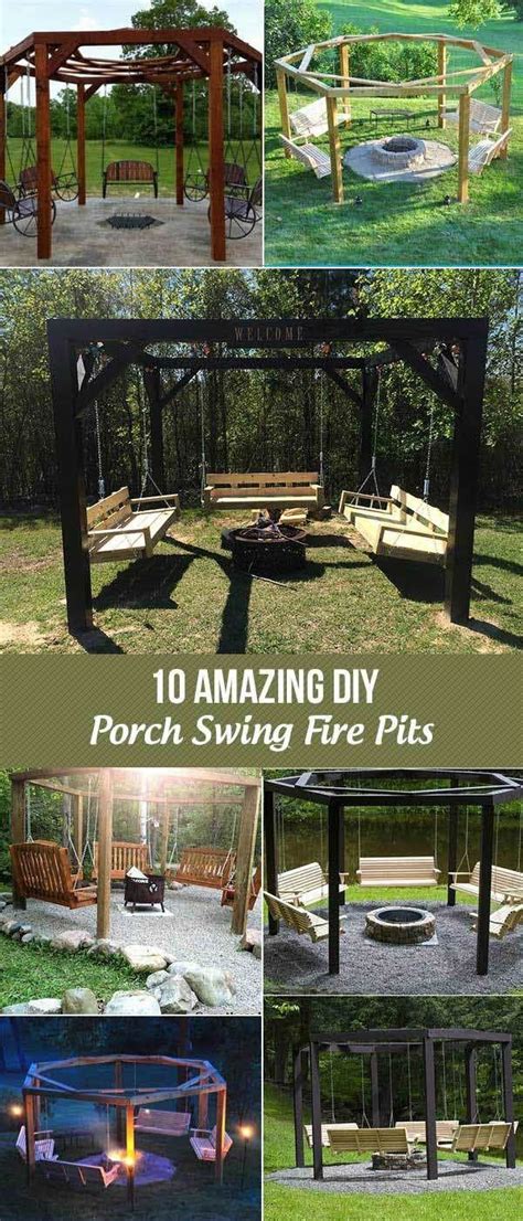 50 Porch Swing Fire Pit Fire Pit Swings Backyard Fire Fire Pit Backyard