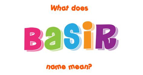 Basir name - Meaning of Basir