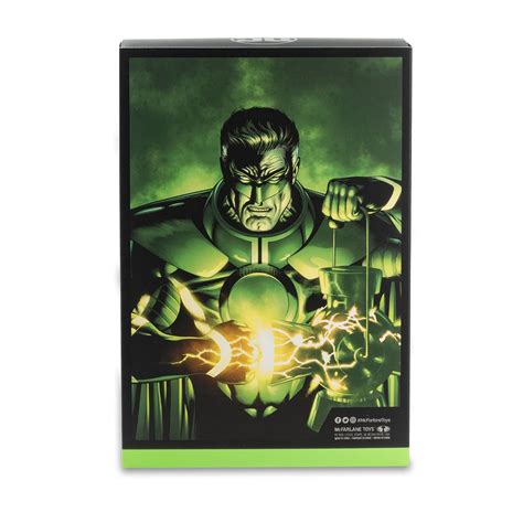 Dc Multiverse Parallax Green Lantern Glow In The Dark Edition Gold L