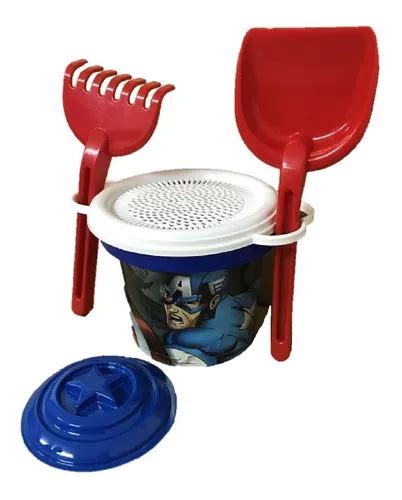 Set De Playa Balde Pala Rastrillo Avengers Oferta MercadoLibre