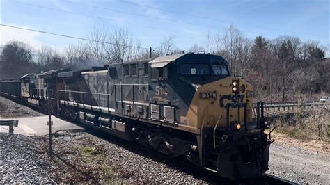 CSX Coal Train Mount Airy MD 3 12 24 YouTube