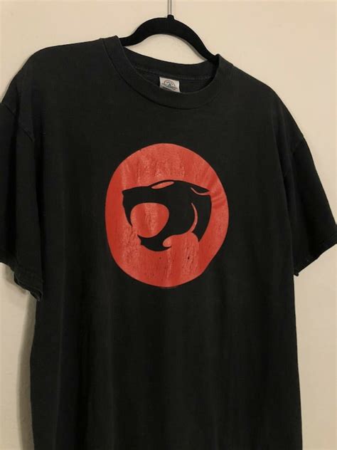 Vintage 1999 Thundercats Emblem Cartoon Logo T Shirt Gem