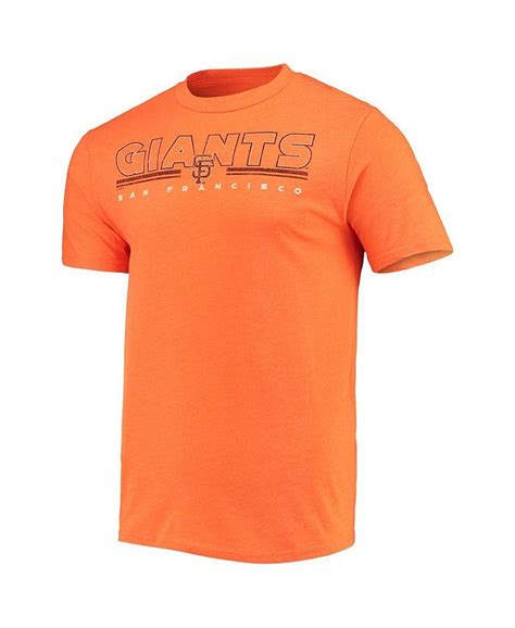 Concepts Sport Mens Black Orange San Francisco Giants Meter T Shirt