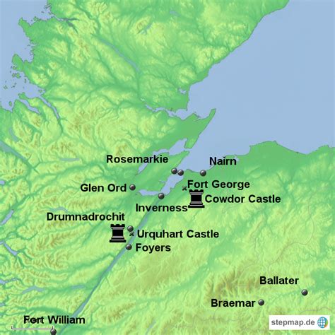 Stepmap Bersicht Nord Landkarte F R Gro Britannien