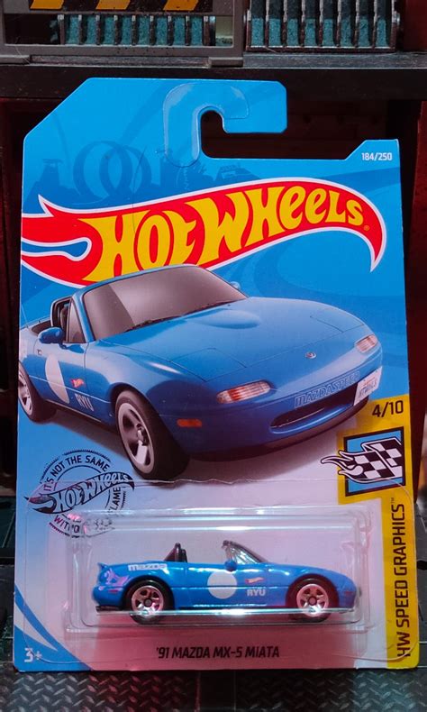 Hot Wheels Mazda Mx Miata Speed Graphics Hobbies Toys Toys