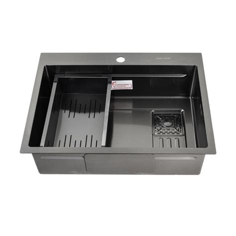 Мойка для кухни врезная FABIA PROFI+ большой сифон с переливом+ корзина ...