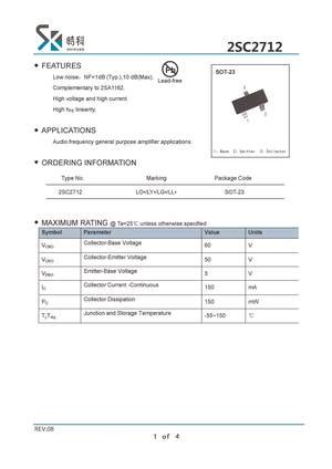 Sc Ly Datasheet Equivalent Cross Reference Search Transistor