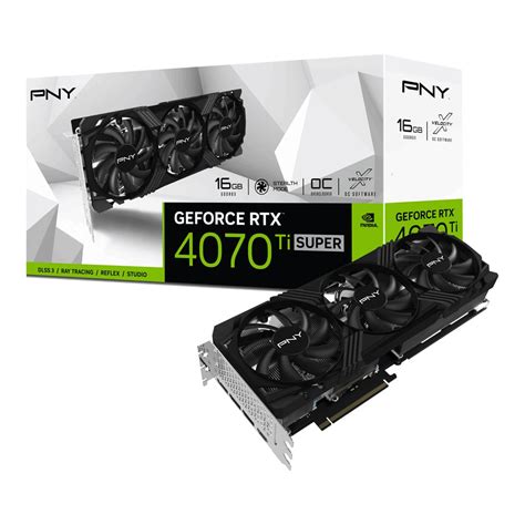 VGA การดแสดงผล PNY GEFORCE RTX 4070 TI SUPER 16GB VERTO OVERCLOCKED