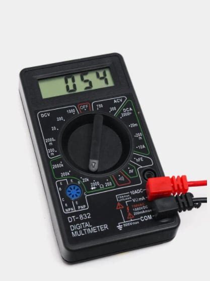 Мультиметр цифровой, тестер, DT-830D со звуковой прозвонкой купить по ...