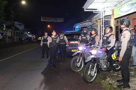 Polisi Bubarkan Balap Liar Di Lawang Malang Puluhan Motor Disita