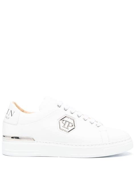 Philipp Plein Hexagon Logo Low Top Sneakers Farfetch