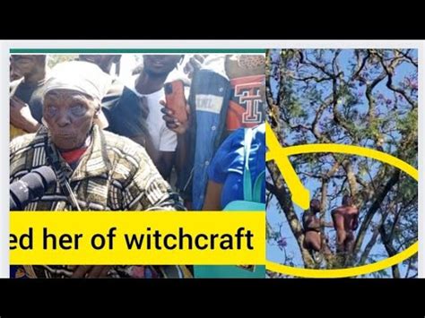 They Said She Is A Witch She Was Soo Sad That She Witched The Two Naked Me On A Tree