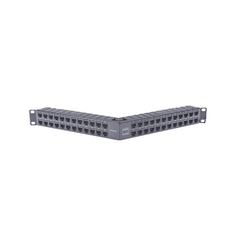 Patch Panel Z Max De Puertos Blindado Modular Vac O Angulado