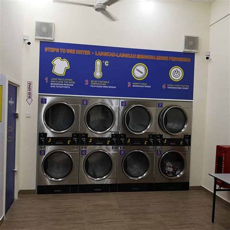 Coin Operated Laundry Shop In Ipoh Town Jit Kin Laundry Setup