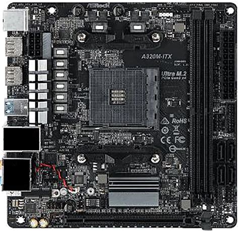 Amazon マザーボードfit for ASROCK A320M ITX A320M Mini ITX AMD A320 DDR4