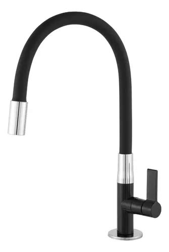 Grifo De Cocina Gourmet Negro Para Encimera Y Fregadero Cano Mercadolibre