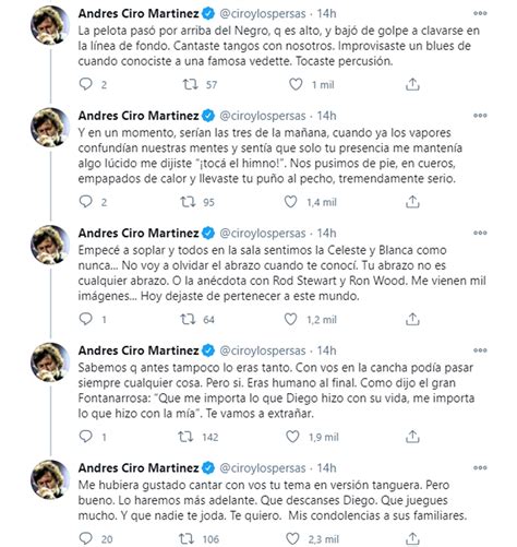 Ciro Martínez Y La Mejor Definición De Diego Maradona “no 60 Un Bondi