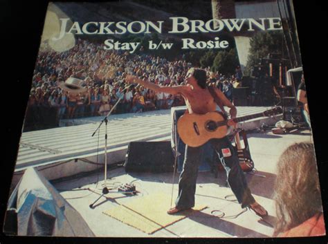 Jackson Browne Stay Rosie 1977 Prc Pressing Vinyl Discogs