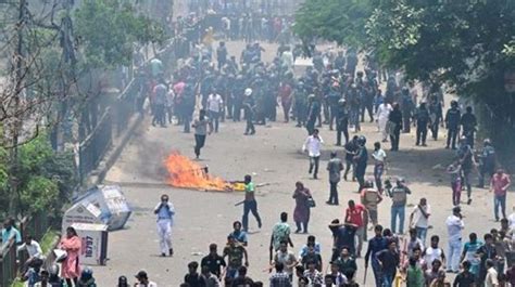 Manifestations étudiantes meurtrières au Bangladesh un couvre feu