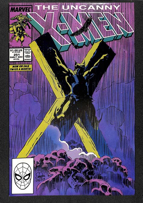 The Uncanny X Men 251 1989 Comic Books Copper Age Marvel