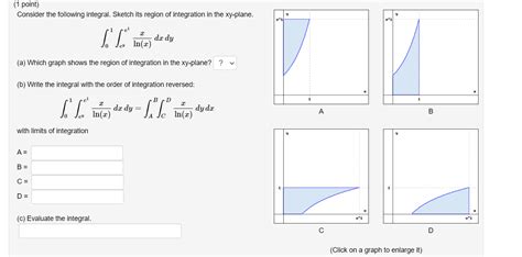 Solved Point Consider The Following Integral Sketch Its Chegg