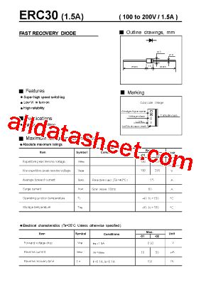 ERC30 Datasheet PDF Fuji Electric