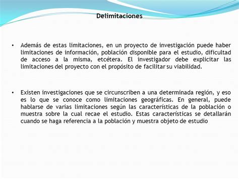 Limitaciones De Un Proyecto De Investigacion Ejemplo Opciones De Ejemplo