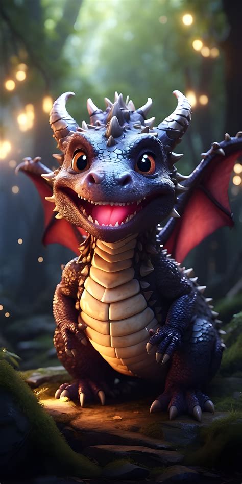 Best Cute Dragon Phone Wallpaper Download HD - MyWallpapers.in