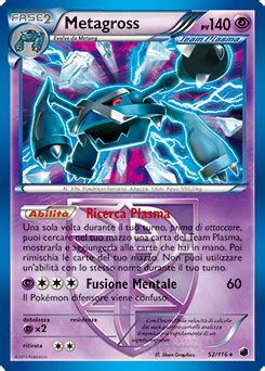 Metagross Nero E Bianco Glaciazione Plasma Archivio Delle Carte Gcc