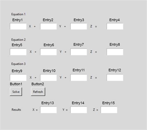 Equation Solver Gui Using Python Tkinter Bút Chì Xanh