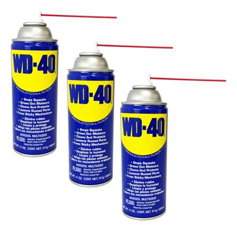 Wd40 Grande 311g Aerosol Lubricante Multiuso Pack X3