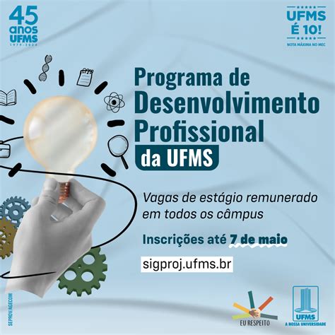 Programa de Desenvolvimento Profissional oferece vagas de estágio em