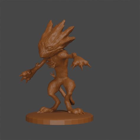 3d Printable Final Fantasy 8 Inspired Moomba Tabletop Dnd Miniature