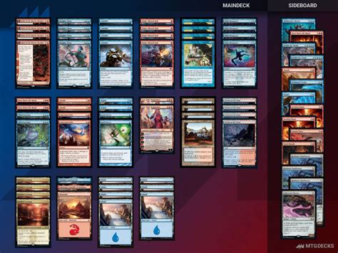 Arena Standard Izzet Spells Deck By Platinum Mythic Rank Player Mtg Decks