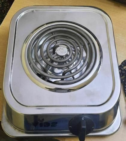 VIDS Coil Electric Stove 1250 Watt G Coil Hot Plate 1250 Watt Cooking Stove Stainless Steel