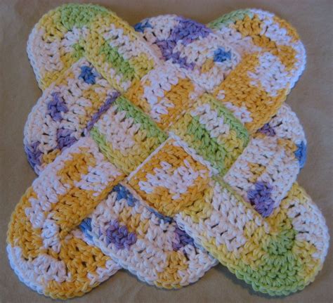 Awesome Photo Of Crochet Trivets Hot Pads Free Pattern Topiccraft