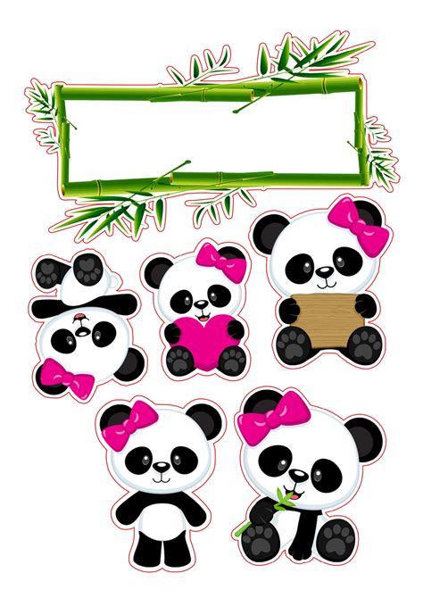 Topo Urso Panda Topo De Bolo Para Imprimir Images And Photos Finder