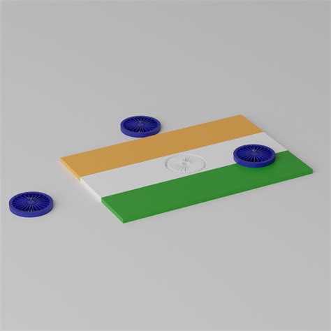 ArtStation - Indian Flag 3d model | Resources