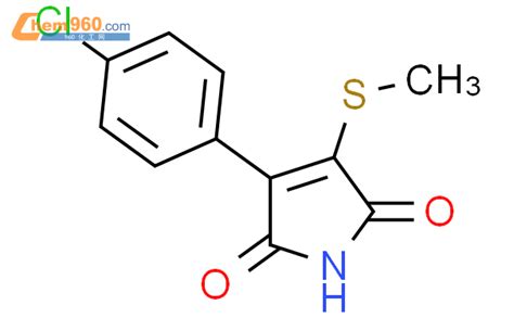 398130 20 6 1H PYRROLE 2 5 DIONE 3 4 CHLOROPHENYL 4 METHYLTHIO CAS