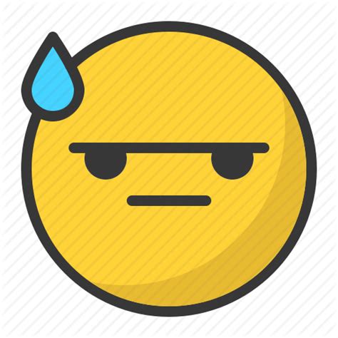 Emoticon Yellow Facial Expression Smiley Smile Line Circle Icon Symbol