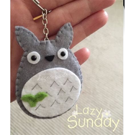 Chaveiro Totoro Em Feltro Meu Amigo Totoro Studio Ghibli Shopee Brasil