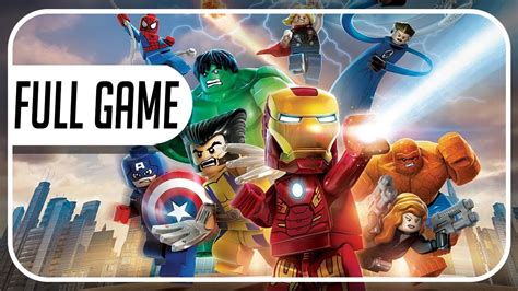 Lego Marvels Avengers Full Game Walkthrough No Commentary Longplay