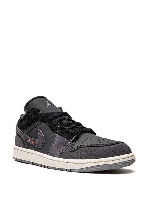 Jordan Air Jordan 1 Low Se Craft Sneakers Black Farfetch