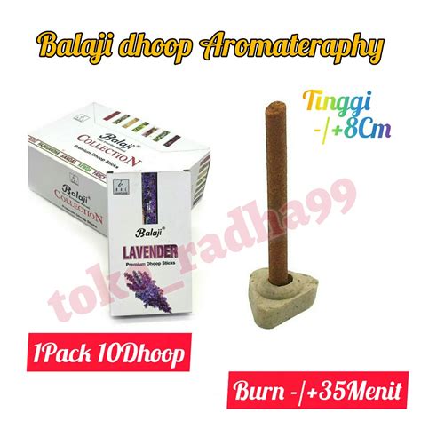 Jual Dupa Hio Agarbatti Import India Balaji Lavender Dhoop Premium