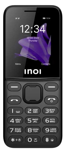 Мобильный телефон INOI 100 Classic Lite 2G Черный: купить по цене 890 ...