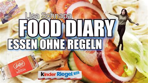 FOOD DIARY ESSENSTAGEBUCH 5 TAGE INTUITIV ESSEN OHNE VERBOTE OHNE