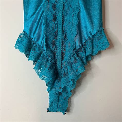Vintage S High Cut Emerald Green Lace One Piece Lingerie Vintage Lingerie Vintage One