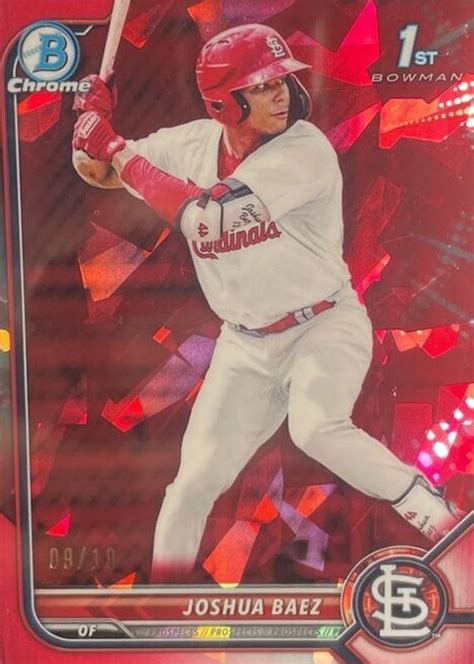 Joshua Baez 2022 Bowman Sapphire Edition Chrome Prospects Red BCP