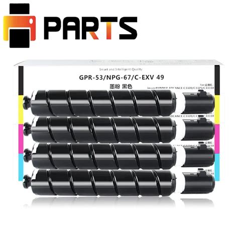 Pcs Set Tn Npg Gpr C Exv Toner Cartridge For Canon Ir Adv